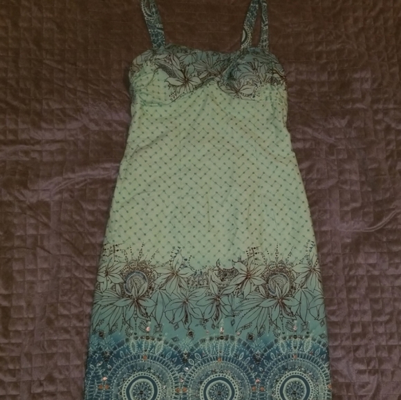 Muse Mint Green Strappy Dress - Picture 2 of 8